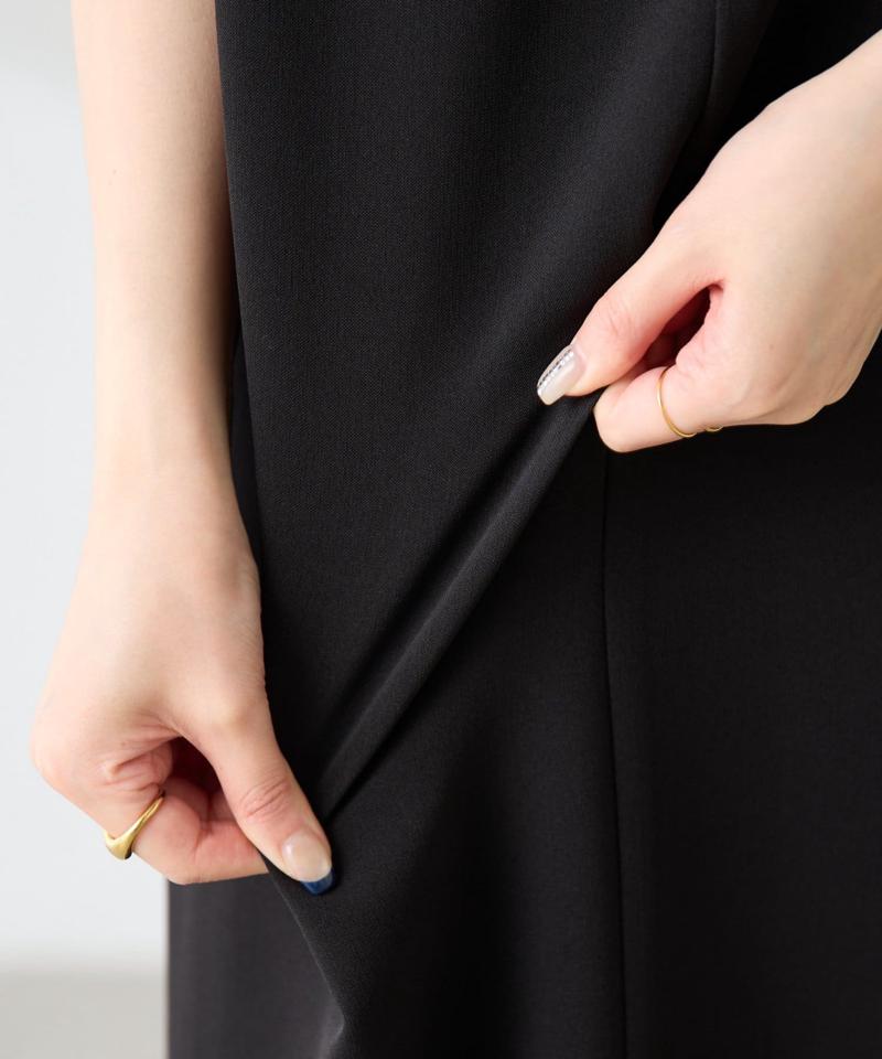 【4月14日24：59まで！TIMESALE開催中】《接触冷感》クールタッチIラインワンピース