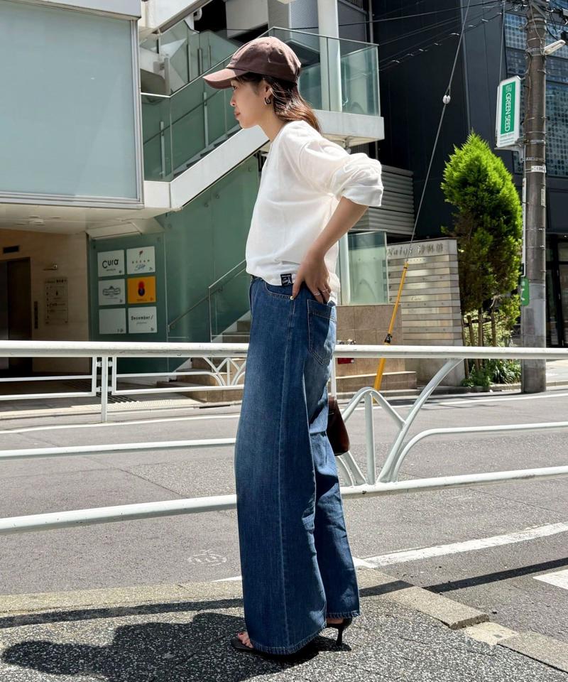 クロップドシアーロンTシャツ