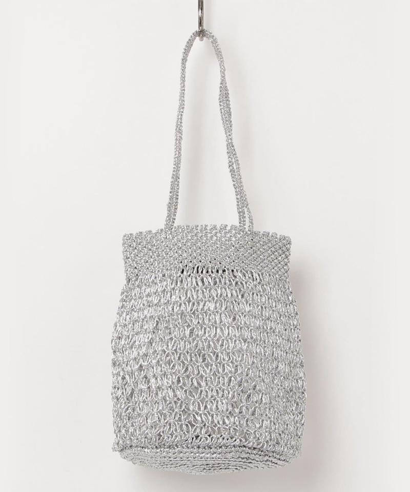 【BAGMATI/バグマティ】メタリックコードラウンドバッグ