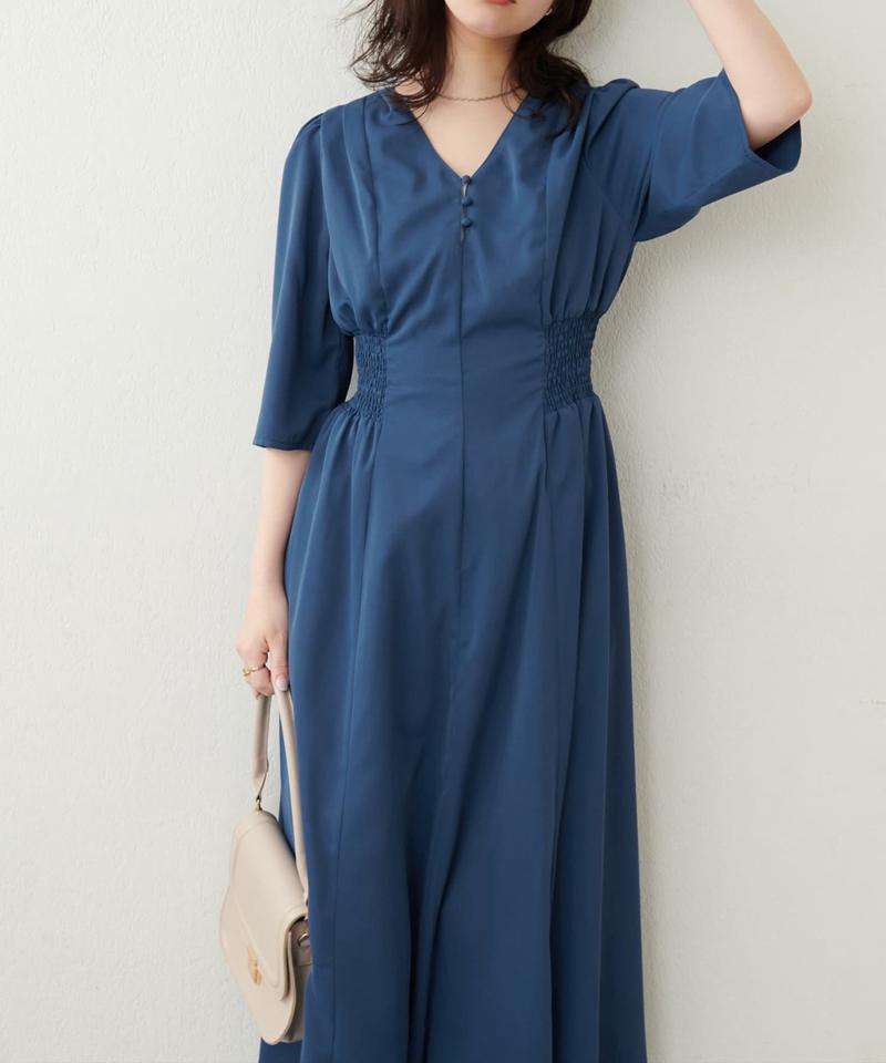 【natural couture】レトロ小花ワンピース