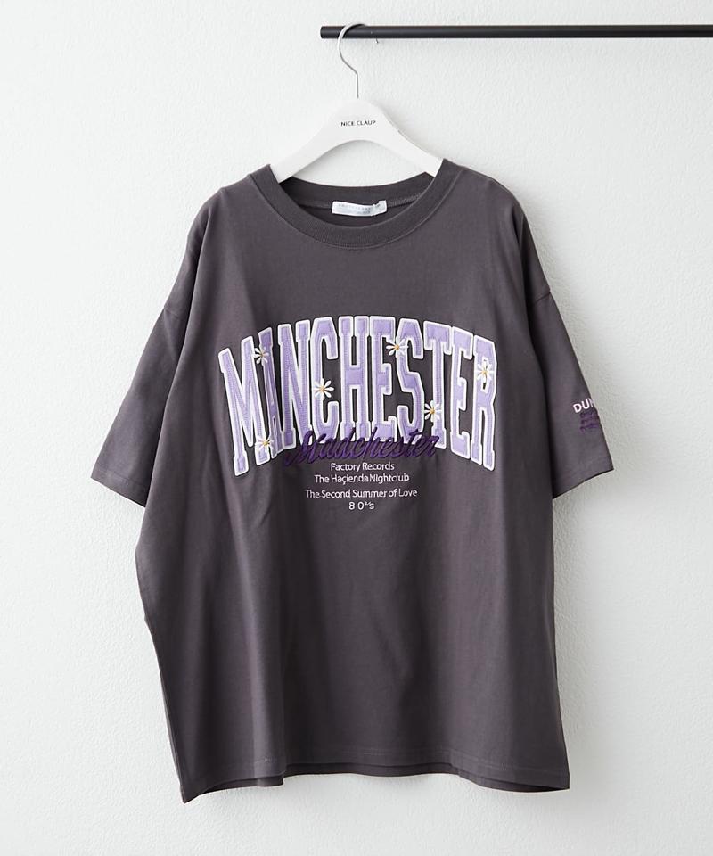 胸ロゴ刺繍Tシャツ