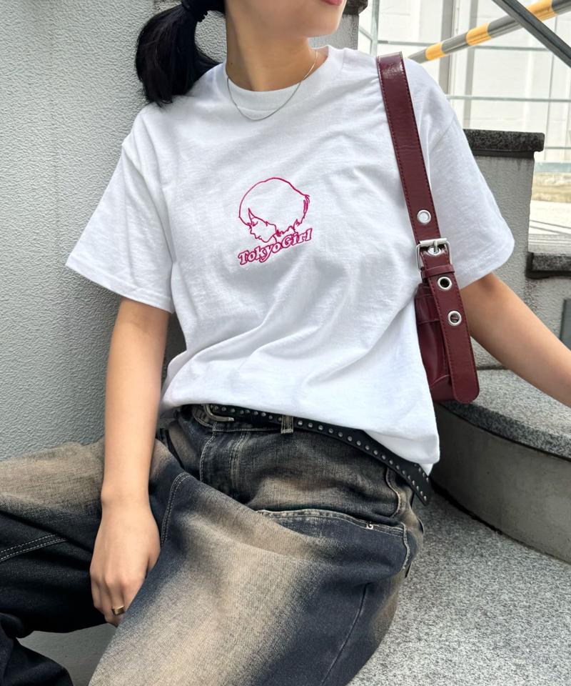 予約/25色展開【TOKYOGIRL/東京ガール】ロゴTEE
