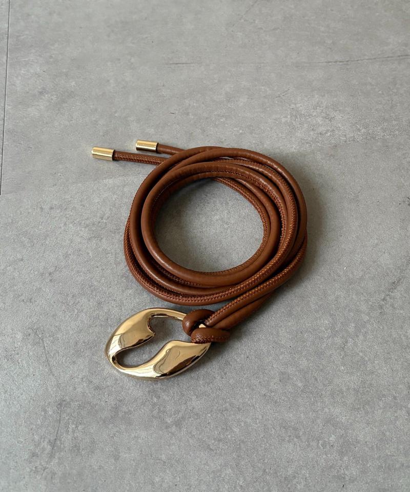 【新色追加】変形バックルコードベルト