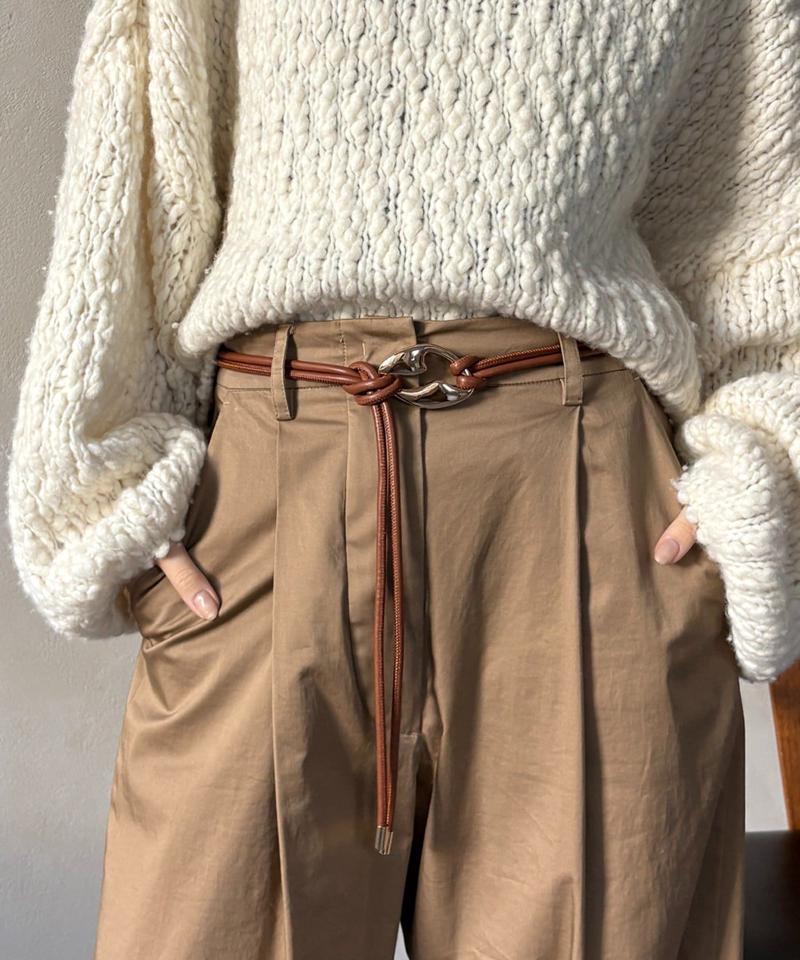 【新色追加】変形バックルコードベルト