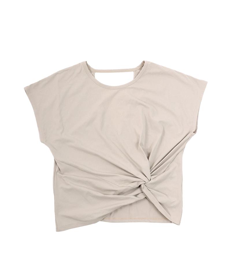 バックオープンTシャツ／hemle