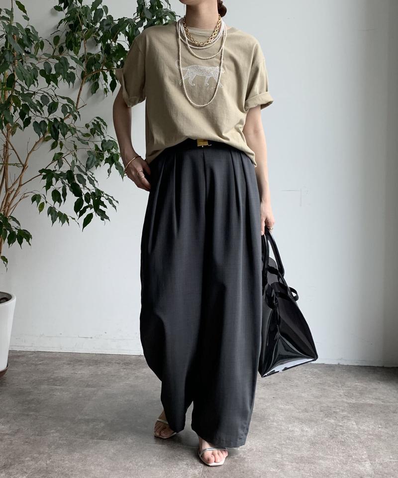 【WEB限定】 ボリュームタックパンツ