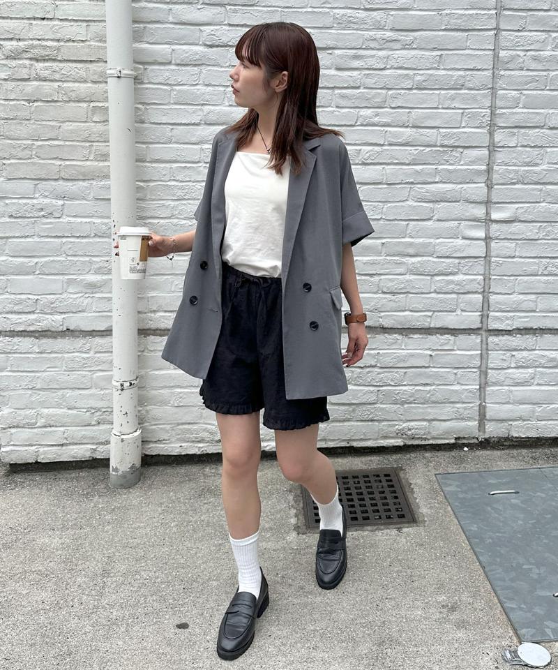 【umm.】フリルレースショートパンツ