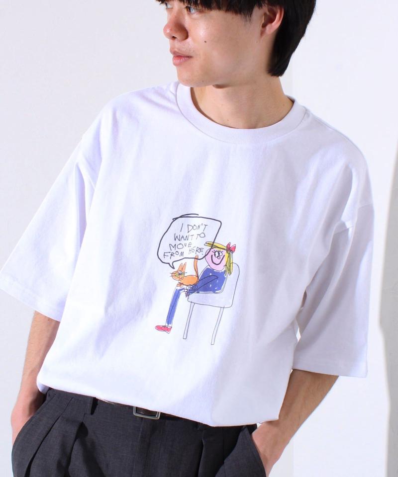 イラストレーター【ogwillust/オガワナツミ】 コラボ プリントTシャツ