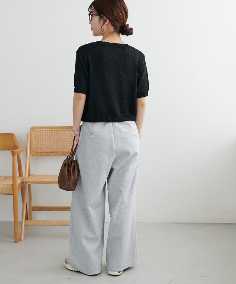 【WEB限定】ポケット付き半袖カーディガン