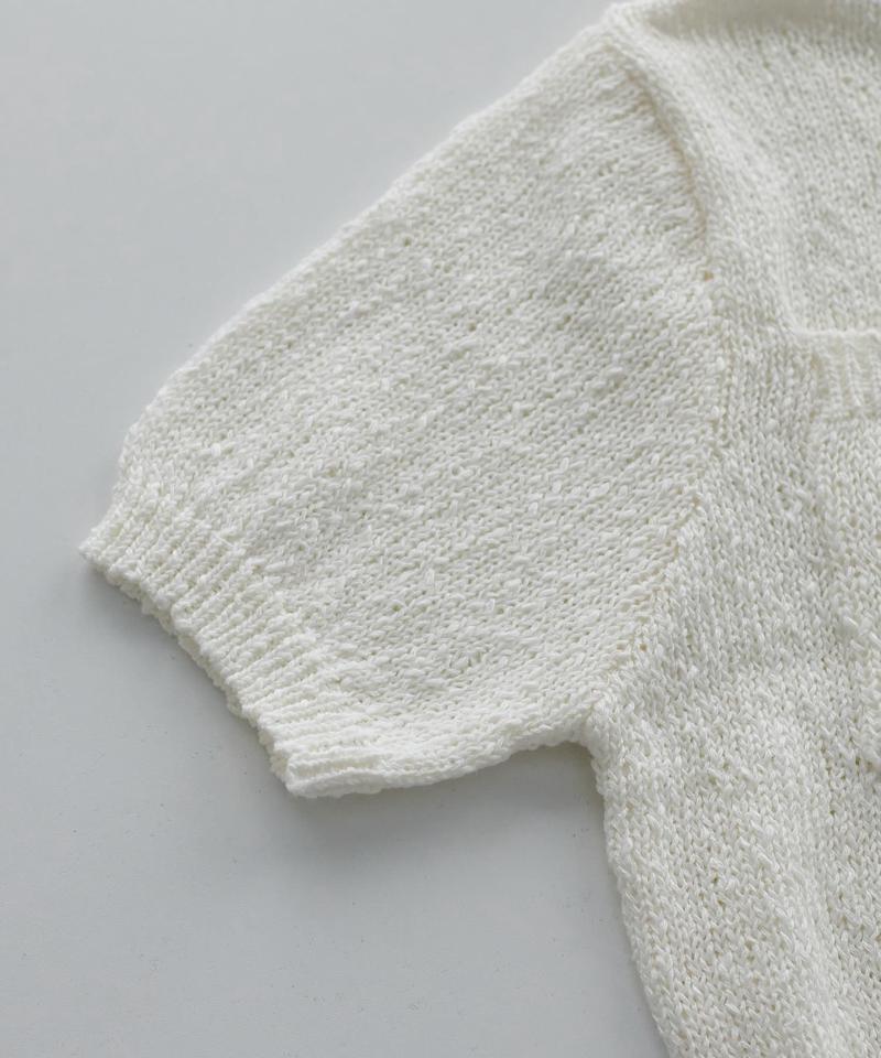 【WEB限定】ポケット付き半袖カーディガン