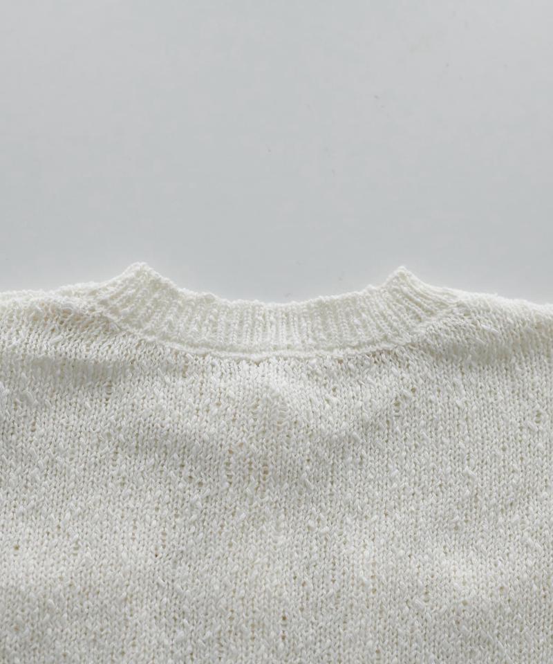 【WEB限定】ポケット付き半袖カーディガン