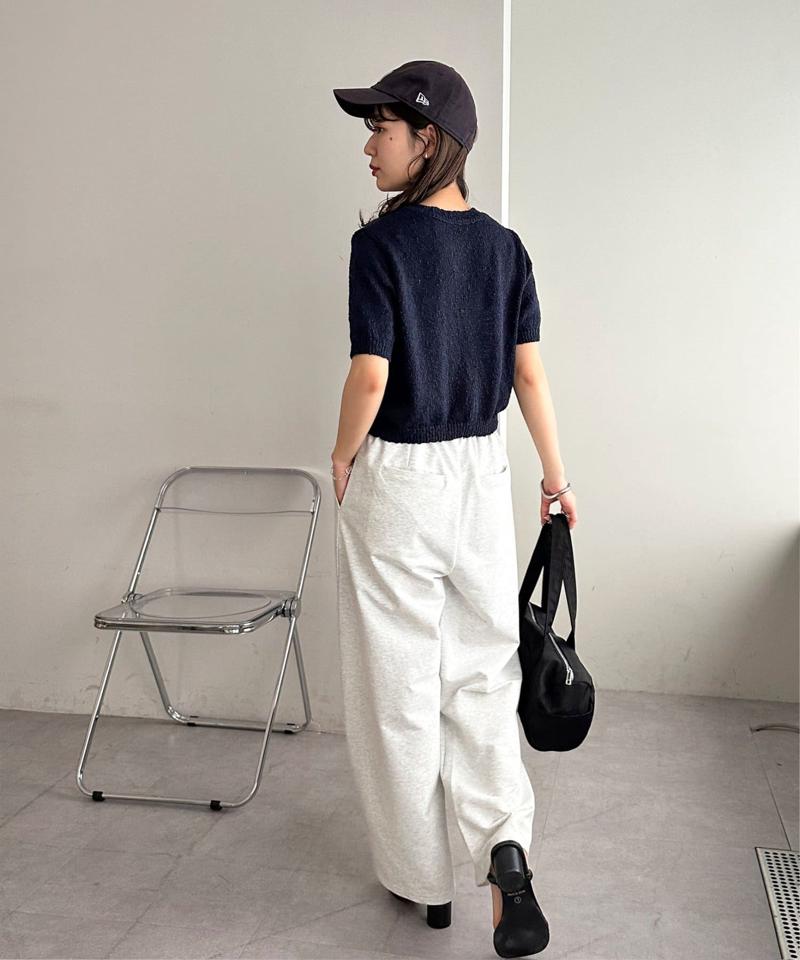 【WEB限定】ポケット付き半袖カーディガン