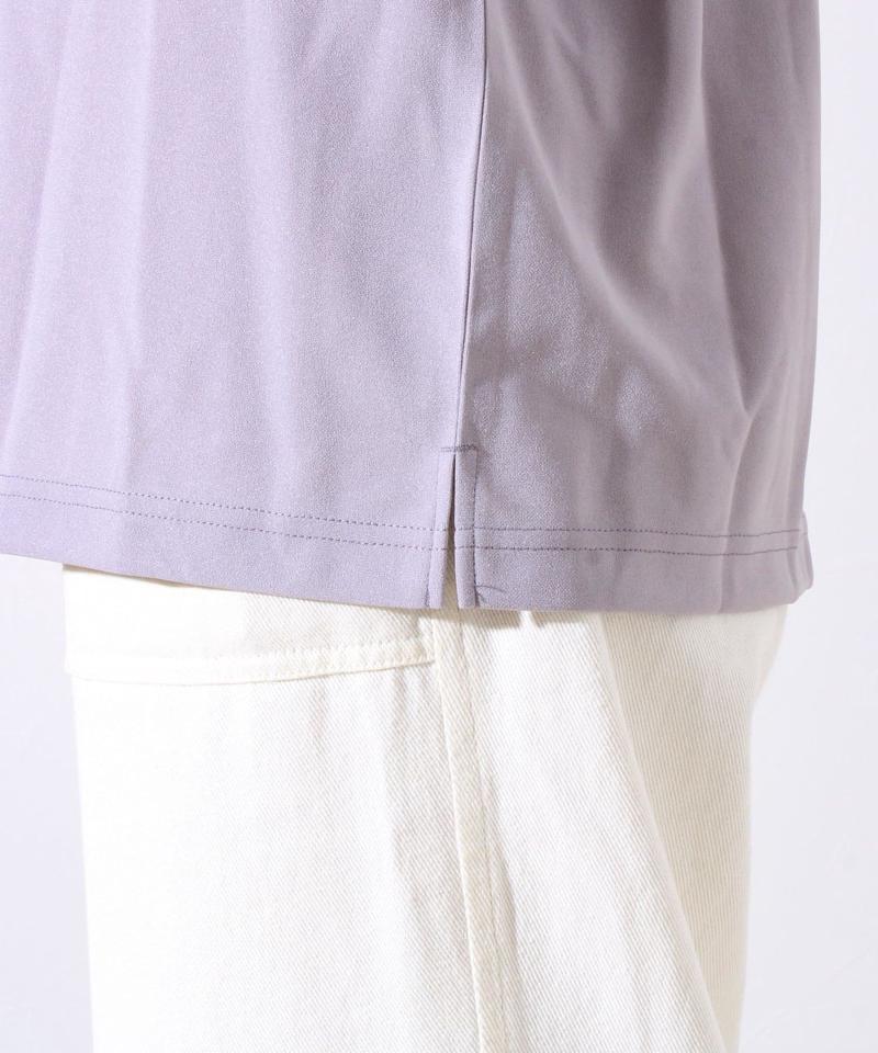 【GLOSTER/グロスター】フレンチブルドッグ刺繍 カットジョーゼットTシャツ