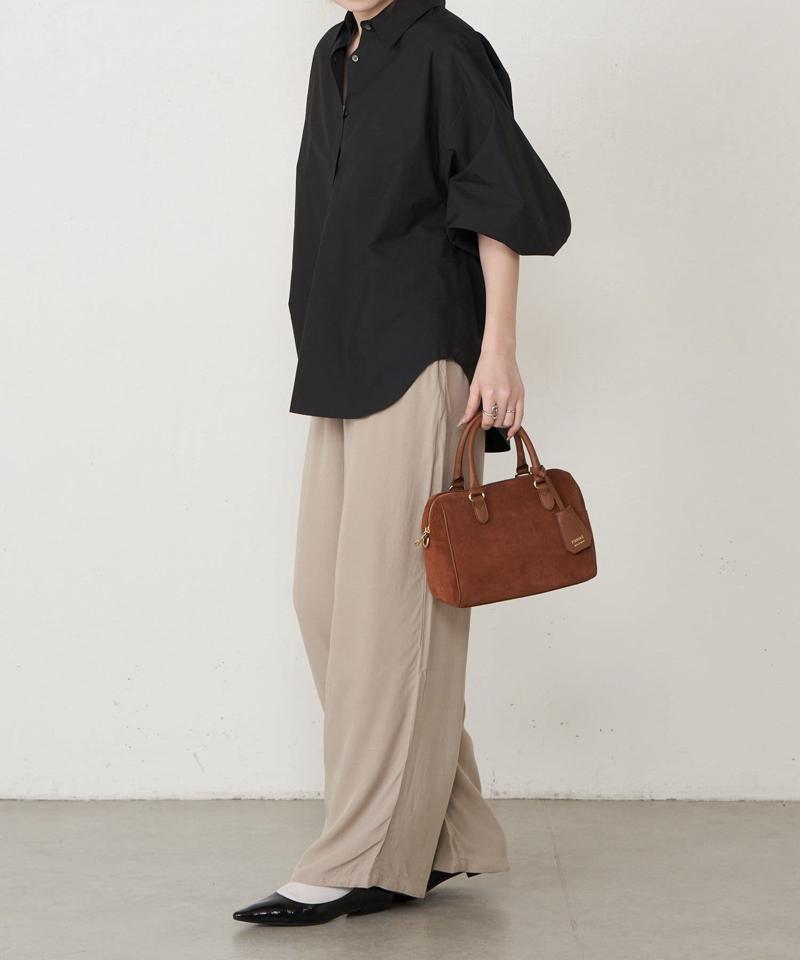 ［WEB限定カラーあり］スエード2WAYミニボストンバッグ