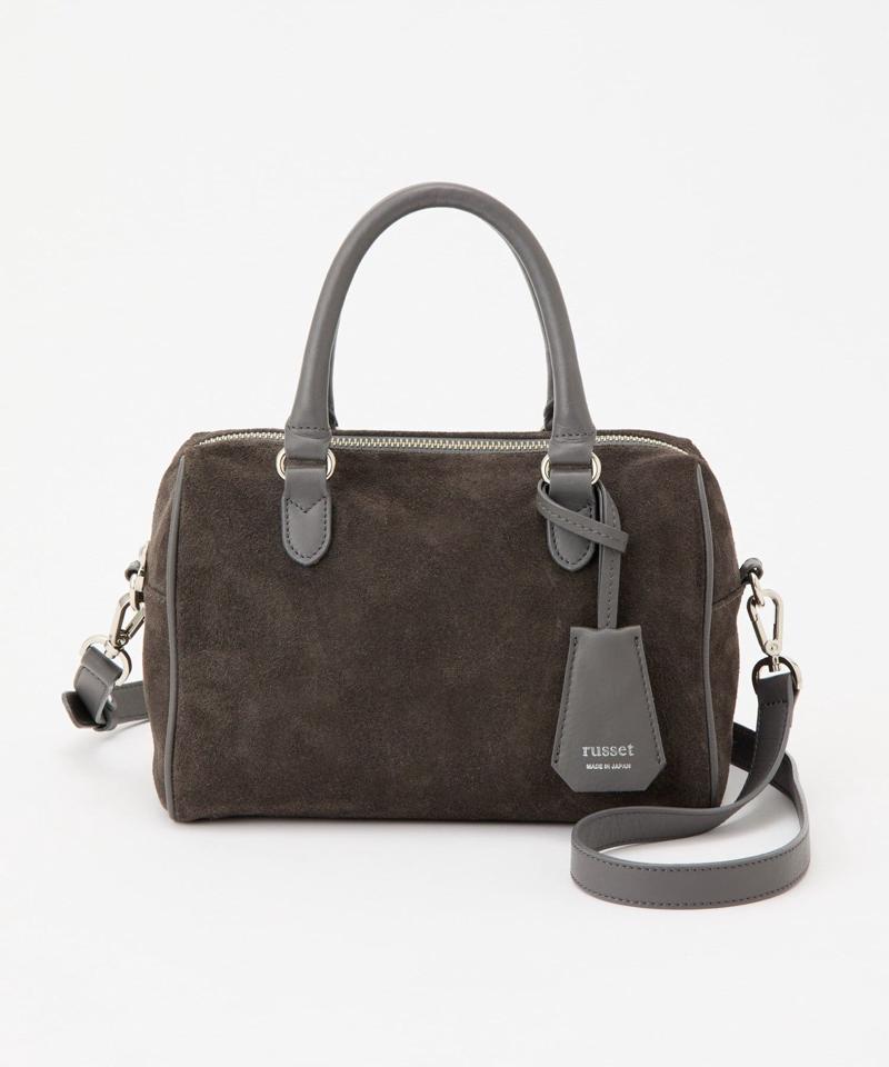 ［WEB限定カラーあり］スエード2WAYミニボストンバッグ