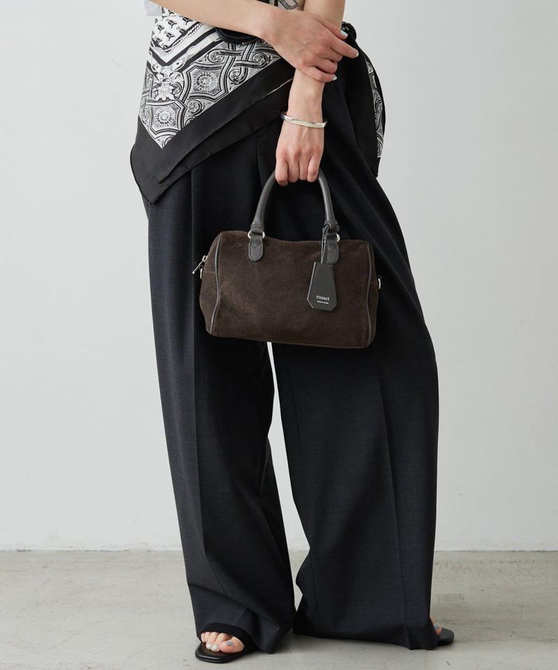 ［WEB限定カラーあり］スエード2WAYミニボストンバッグ