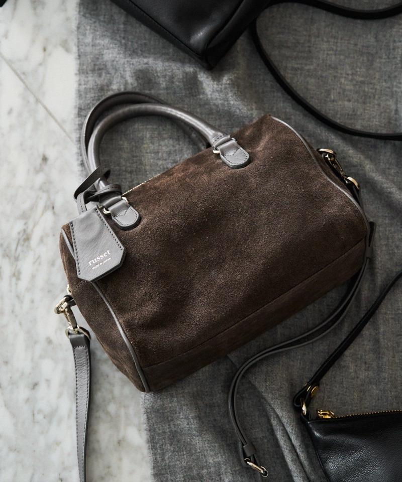 ［WEB限定カラーあり］スエード2WAYミニボストンバッグ