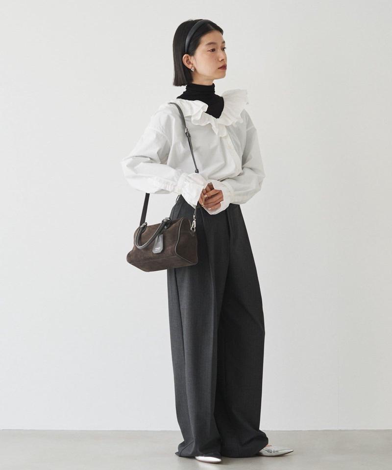 ［WEB限定カラーあり］スエード2WAYミニボストンバッグ