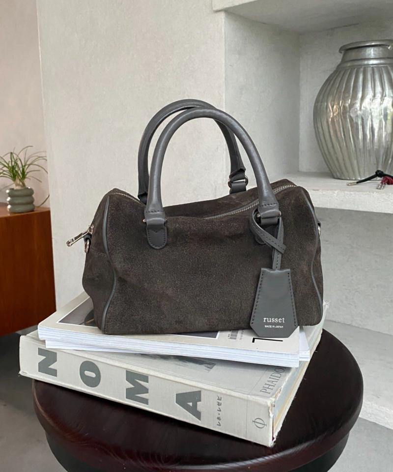 ［WEB限定カラーあり］スエード2WAYミニボストンバッグ