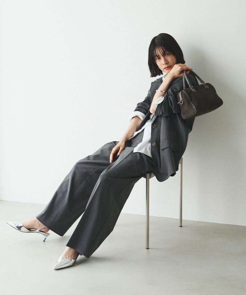 ［WEB限定カラーあり］スエード2WAYミニボストンバッグ