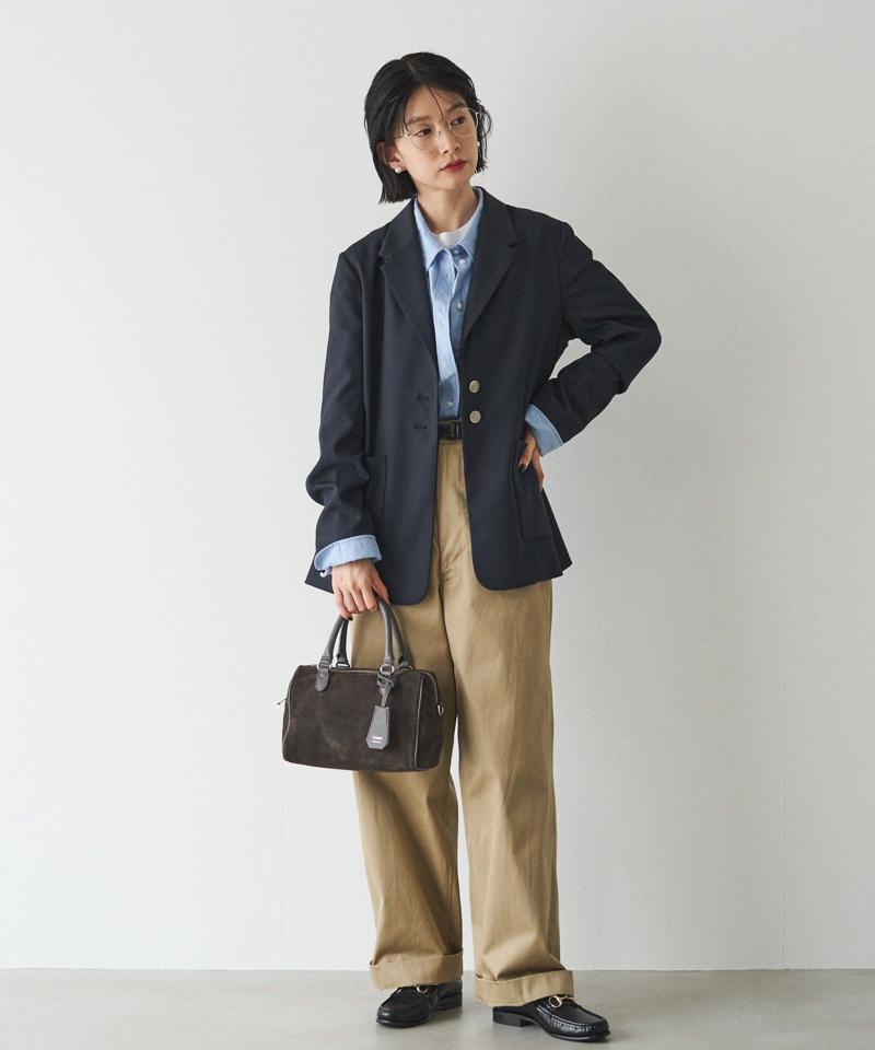 ［WEB限定カラーあり］スエード2WAYミニボストンバッグ