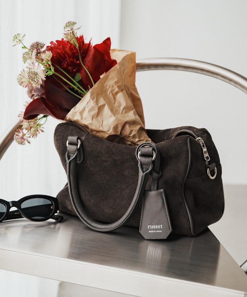 ［WEB限定カラーあり］スエード2WAYミニボストンバッグ