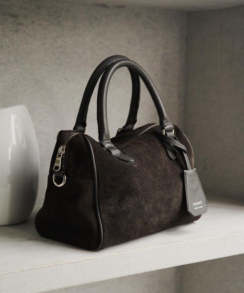 ［WEB限定カラーあり］スエード2WAYミニボストンバッグ