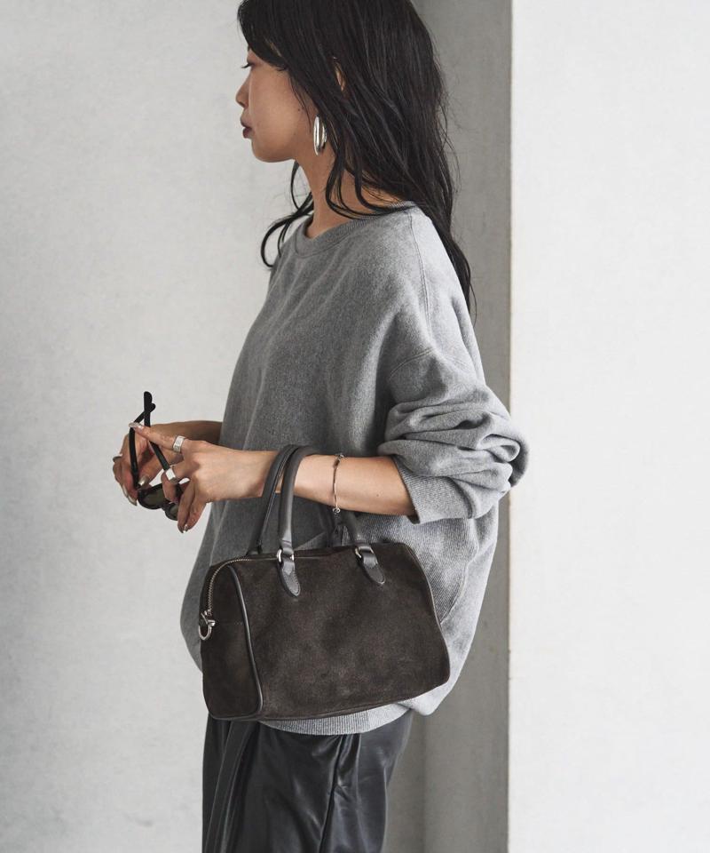 ［WEB限定カラーあり］スエード2WAYミニボストンバッグ