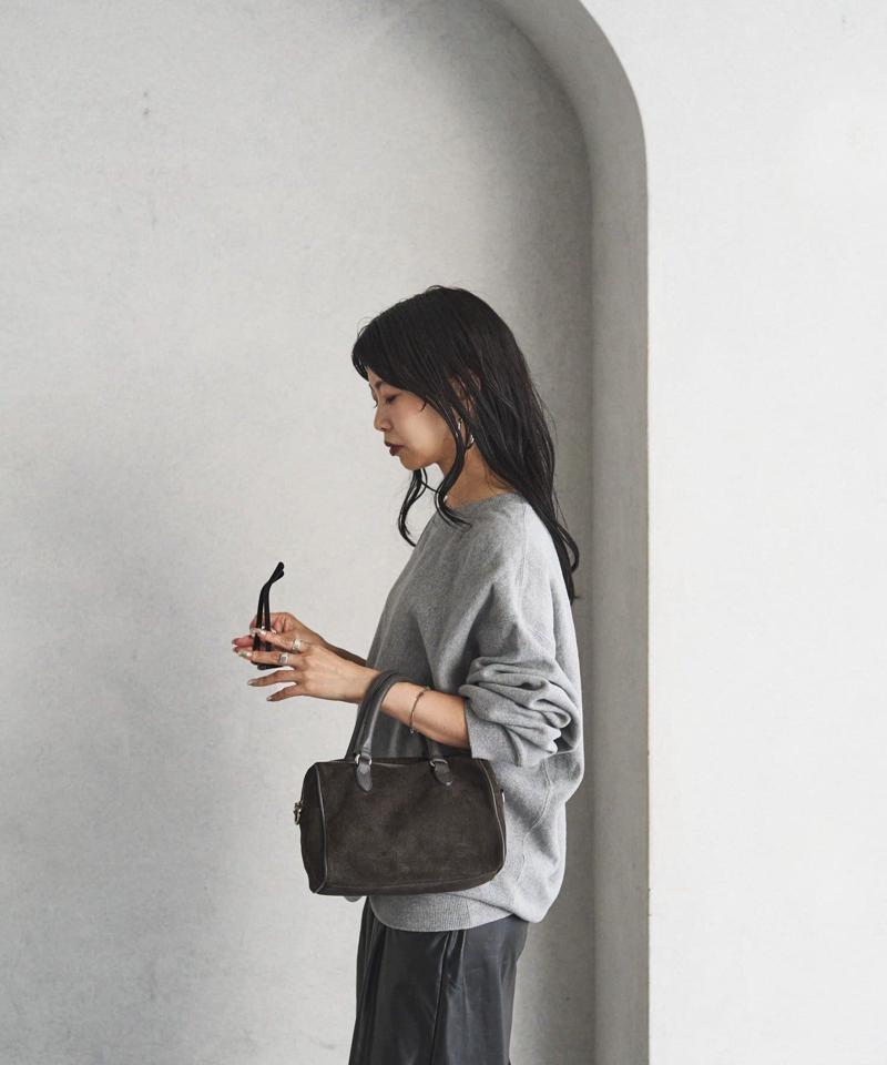 ［WEB限定カラーあり］スエード2WAYミニボストンバッグ