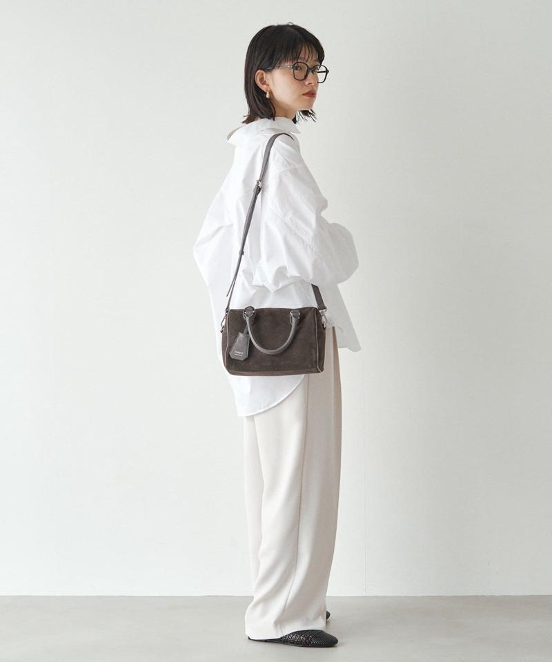 ［WEB限定カラーあり］スエード2WAYミニボストンバッグ