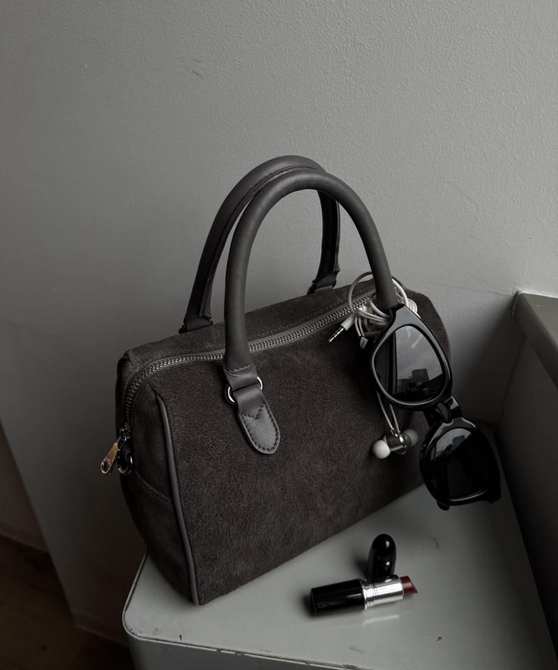 ［WEB限定カラーあり］スエード2WAYミニボストンバッグ