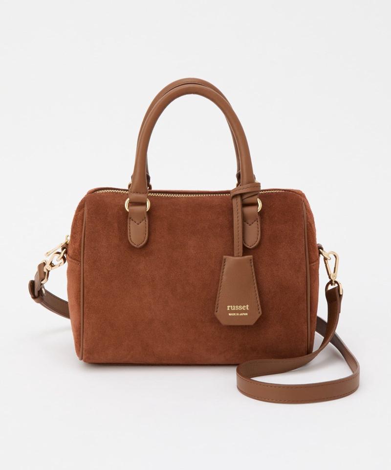 ［WEB限定カラーあり］スエード2WAYミニボストンバッグ