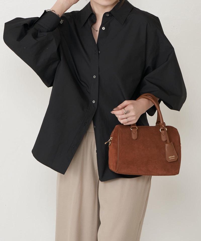 ［WEB限定カラーあり］スエード2WAYミニボストンバッグ