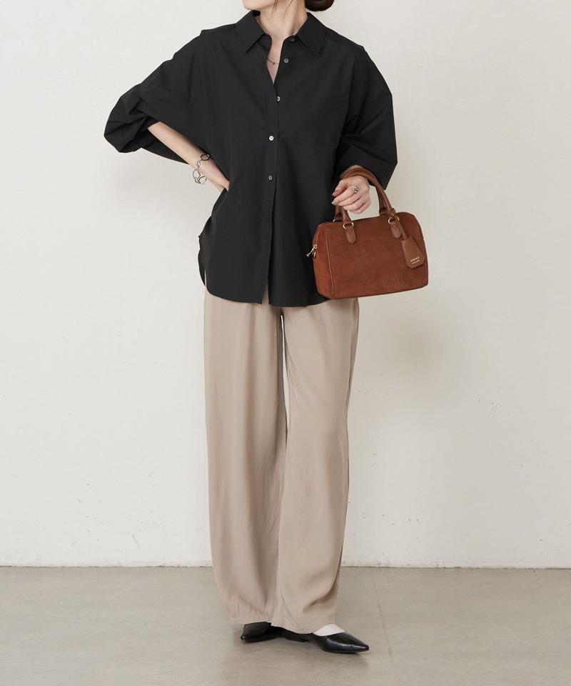 ［WEB限定カラーあり］スエード2WAYミニボストンバッグ