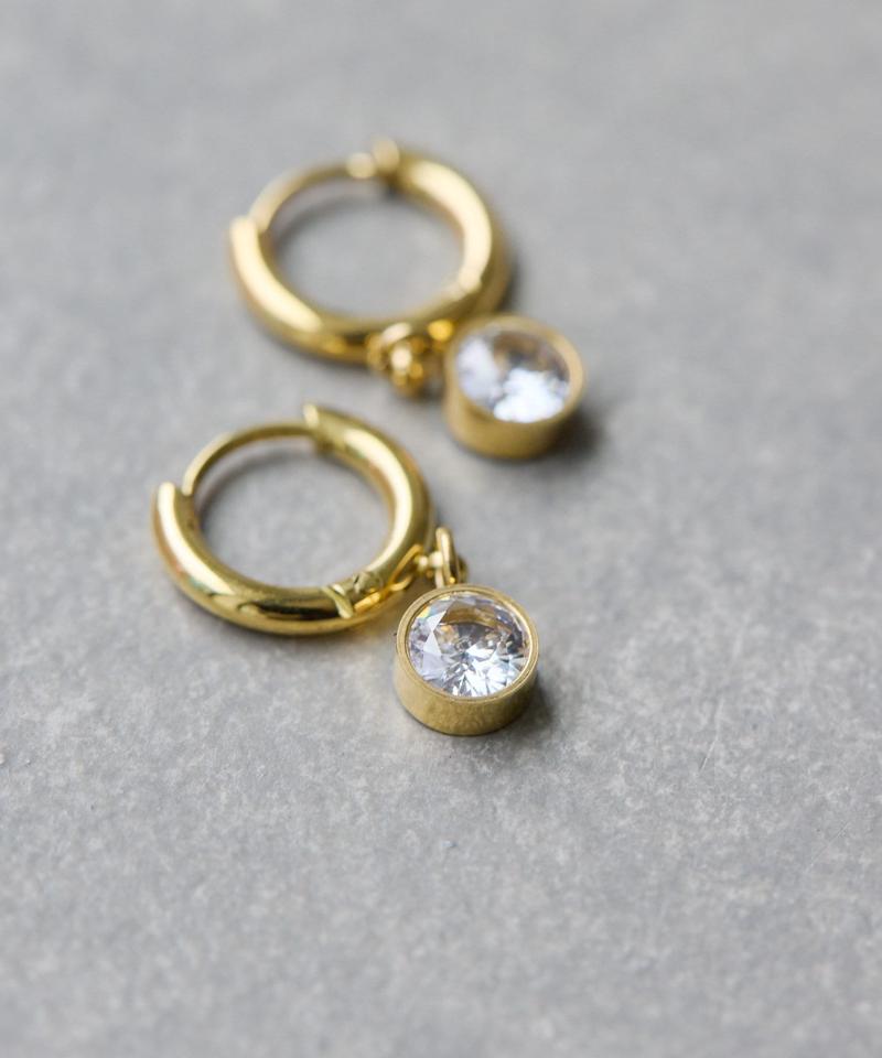 《金属アレルギー対応/ステンレス》ジルコニアピアス