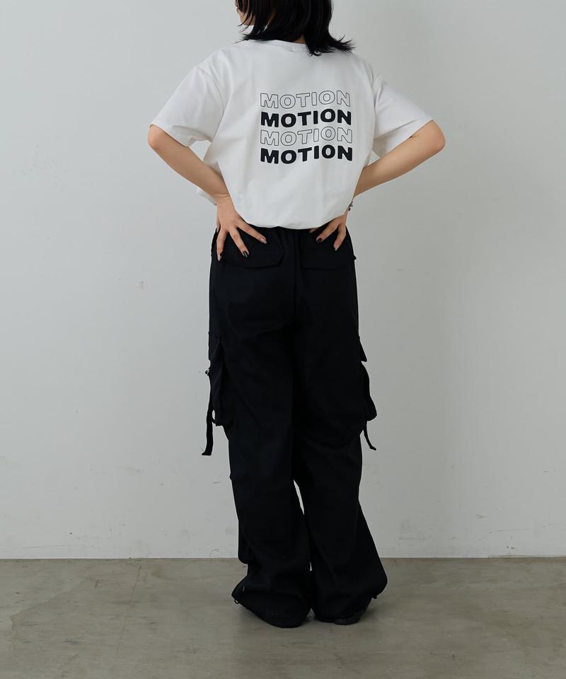 【接触冷感】バルーンバックプリントT