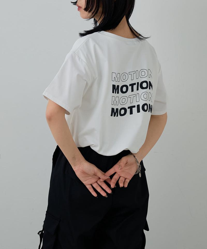 【接触冷感】バルーンバックプリントT