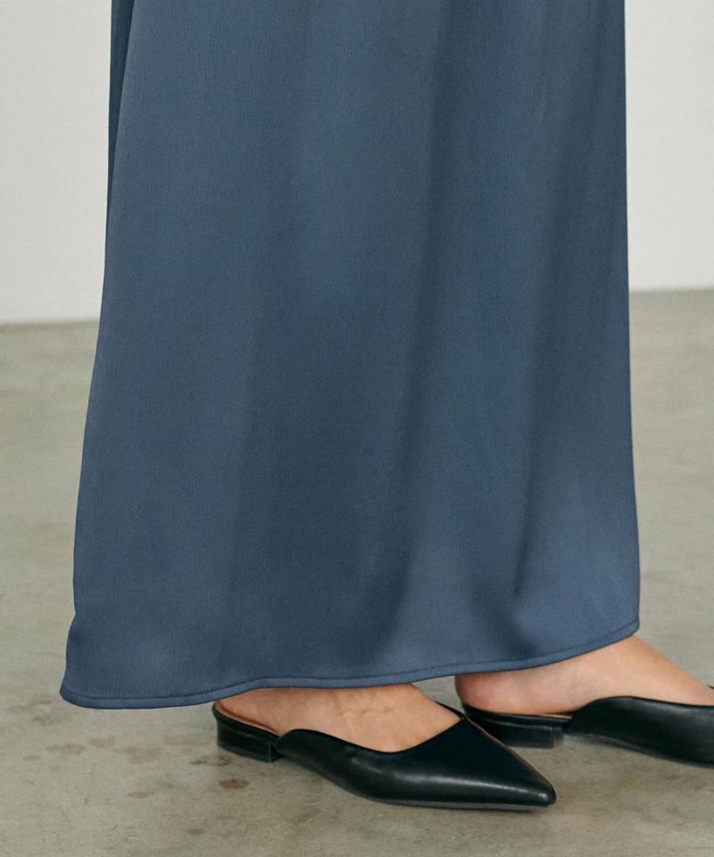 サテンゴム入りスカート