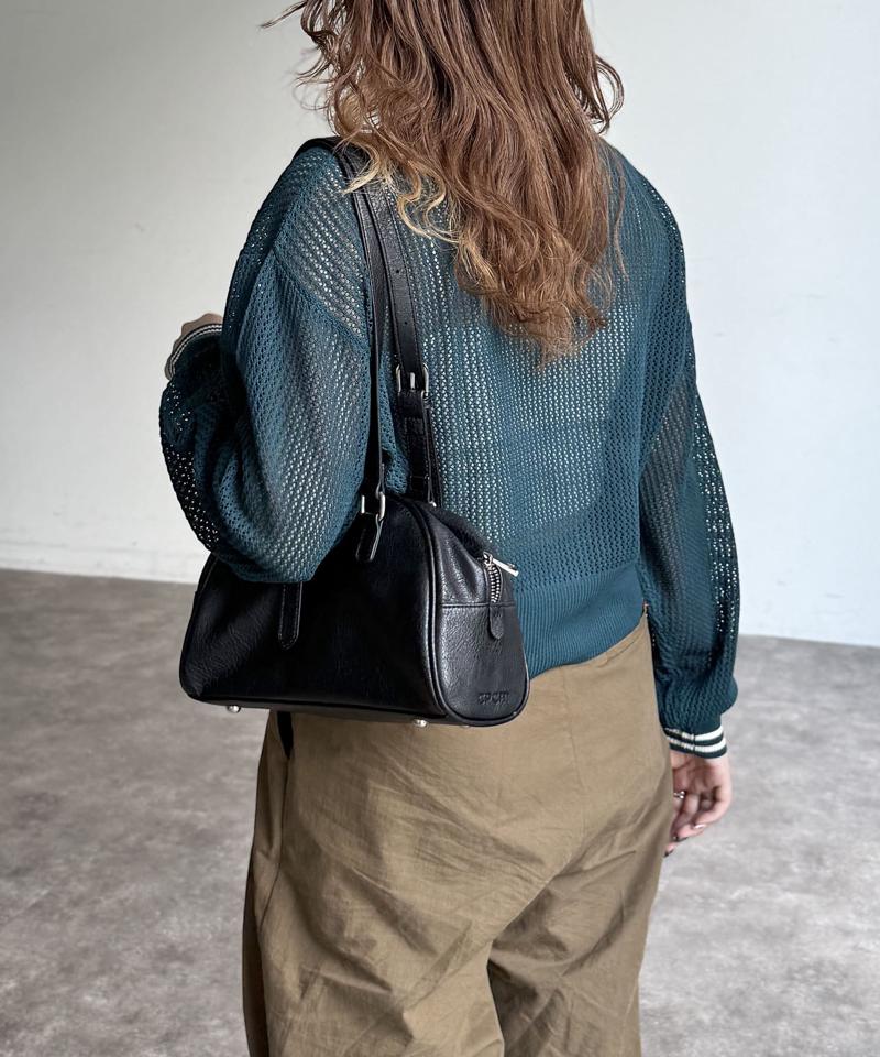 【U.S. POLO ASSN.】襟付きメッシュカーディガン