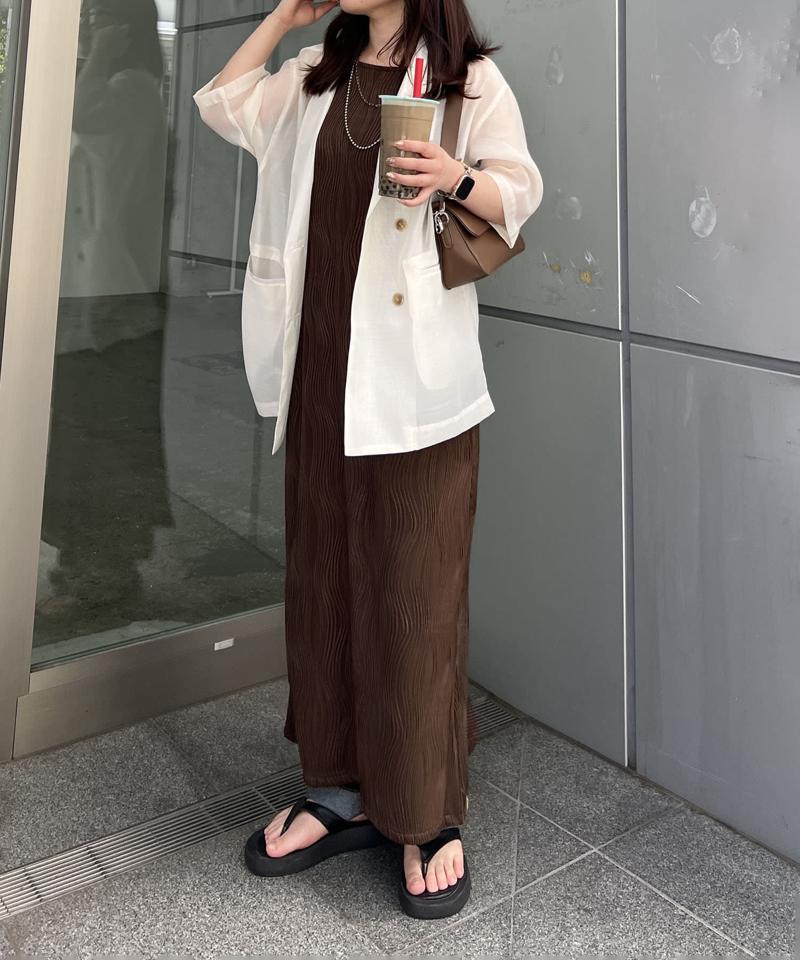 この夏のマストアイテム！シアーテーラージャケット