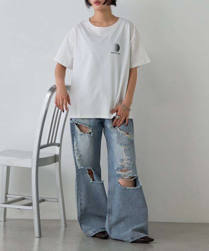 【接触冷感】バックプリントT