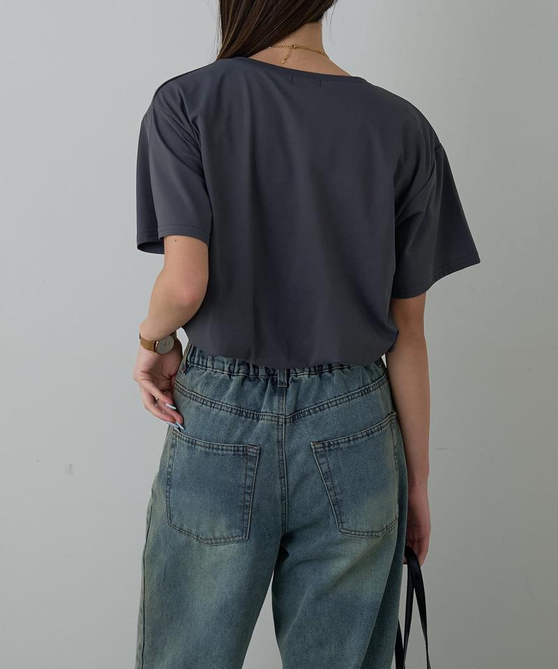 【接触冷感】バルーンワンポイントT