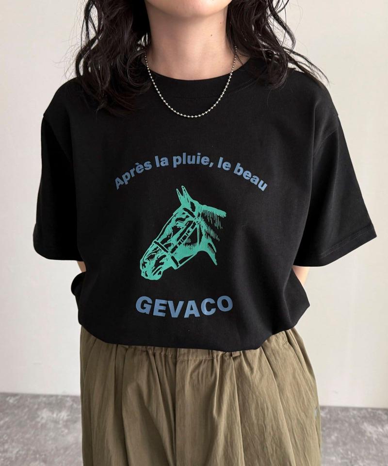 【GEVACO/ゲバコ】グラフィック半袖Tシャツ