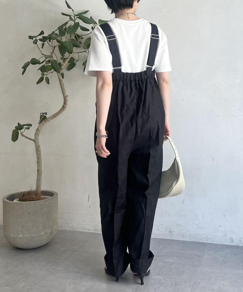 麻リラックスサロペット