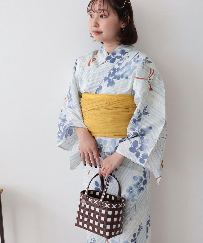【WEB限定/全3色】花柄浴衣2点セット