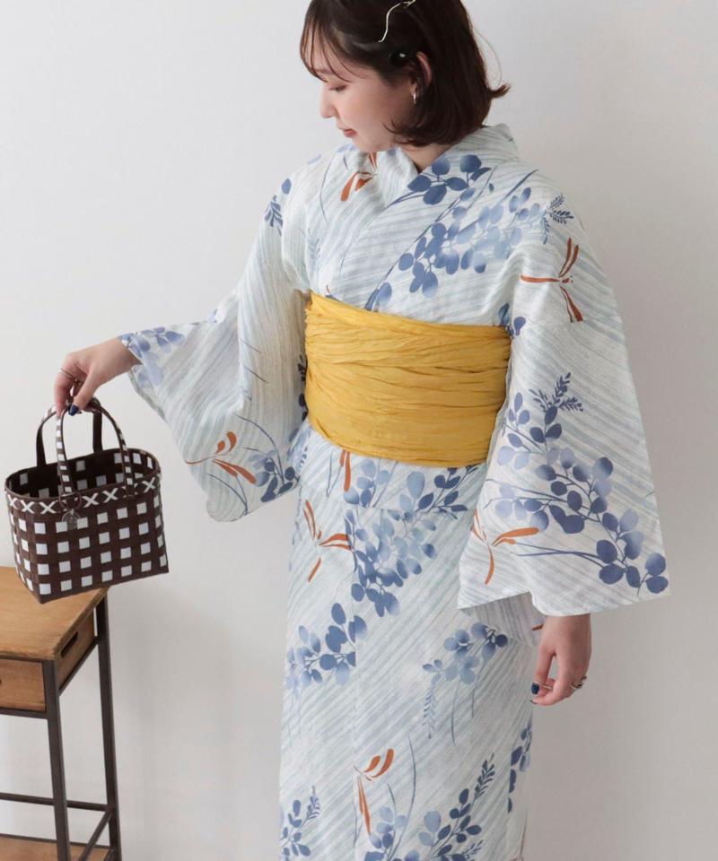 【WEB限定/全3色】花柄浴衣2点セット