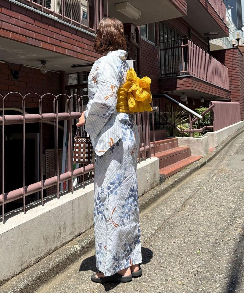 【WEB限定/全3色】花柄浴衣2点セット