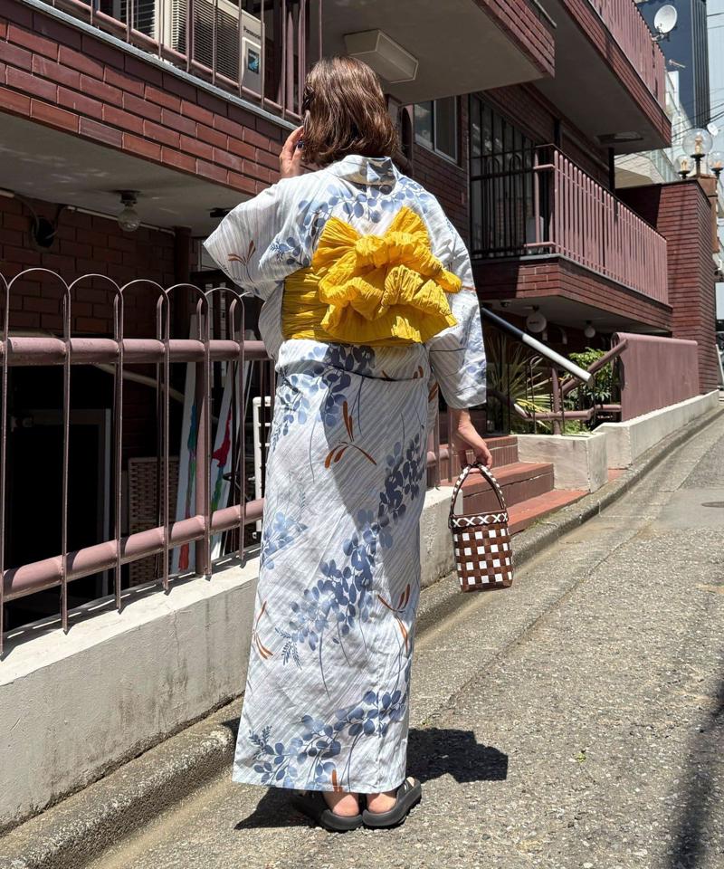 【WEB限定/全3色】花柄浴衣2点セット