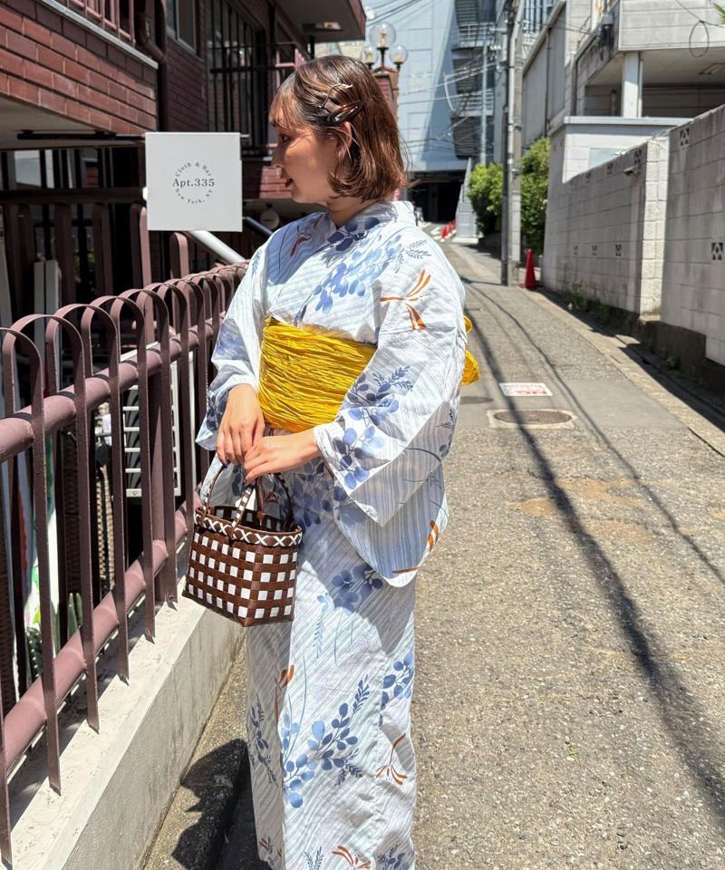 【WEB限定/全3色】花柄浴衣2点セット