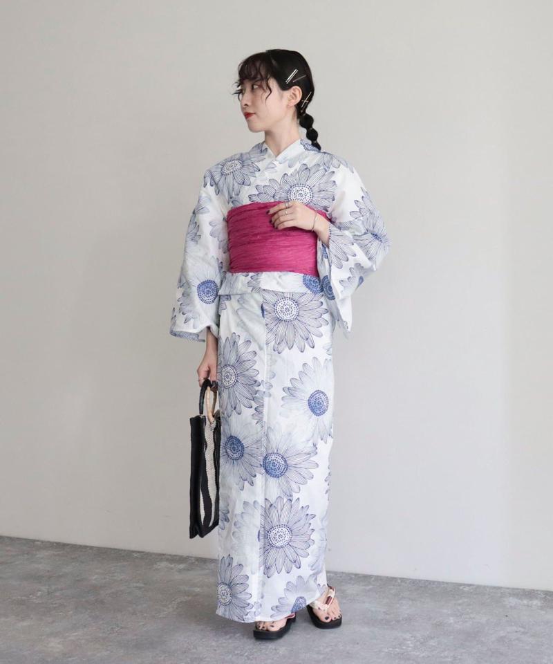 【WEB限定/全3色】花柄浴衣2点セット
